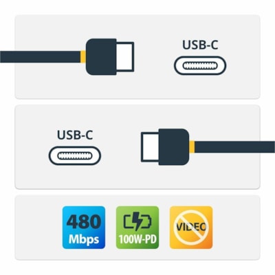 StarTech.com 2m 6 ft USB C to USB C Cable w/ 5A PD - M/M - USB 2.0 - USB-IF Certified - USB Type C Cable - USB C Charging Cable - USB C PD Cable - 6.6 ft (2.01 m) USB Data Transfer Cable for Chromebook, Docking Station, Notebook, MacBook, MacBook Pro - First End: 1 x 24-pin USB 2.0 Type C - Male - S DADAP 