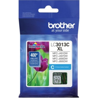 Brother Innobella LC3013CS Original High Yield Inkjet Ink Cartridge - Single Pack - Cyan - 1 Each - 400 Pages C690DW (400 pages - approximat e page yields in acc