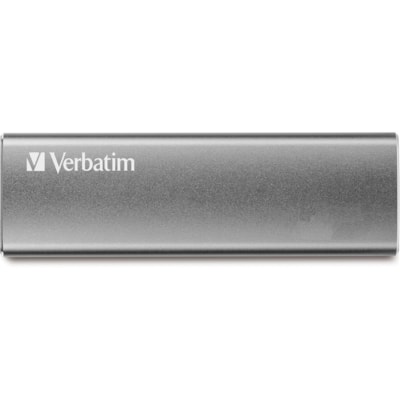 Verbatim Vx500 480 GB Solid State Drive - External - Graphite - Notebook Device Supported - USB 3.1 Type C - 500 MB/s Maximum Read Transfer Rate - 2 Year Warranty - 1 Each l for users that demand maximu m performance in dat