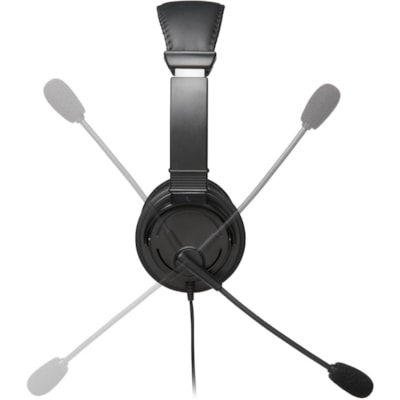 Kensington Classic USB-A Headset with Mic - Stereo - USB Type A - Wired - Over-the-head - Binaural - Circumaural - 6 ft Cable - Noise Cancelling Microphone - Noise Canceling HI-FI HEADPHONE  BLACK 