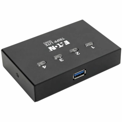 Tripp Lite series 4-Port USB 3.0 Peripheral Sharing Switch - SuperSpeed - USB - External - 4 USB Port(s) - 4 USB 3.0 Port(s) al Sharing Switch SuperSpeed 