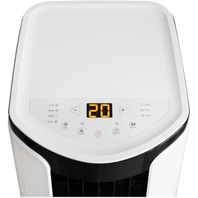 Ecohouzng 13,500 BTU (up to 650 SQFT) 4-in-1 Portable Air Conditioner with WiFi - Cooler, Heater - 14000 BTU/h Cooling Capacity - 10700 BTU/h Heating Capacity - 650 Sq. ft. (60386976 mm²) Coverage - Dehumidifier - Washable - Smart Connect - Remote Control ir Conditioner with Heater + W iFi Control