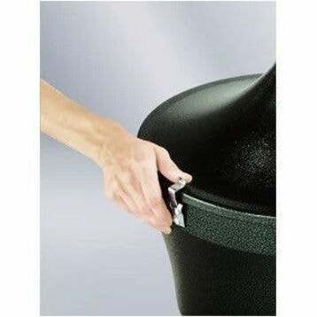 Rubbermaid Commercial Smokers Station - Weather Resistant, Fire-Safe, Handle - 38.7" (982.98 mm) Height x 16" (406.40 mm) Diameter - Steel, Galvanized Steel - Charcoal - 1 Unit CHARCOAL 