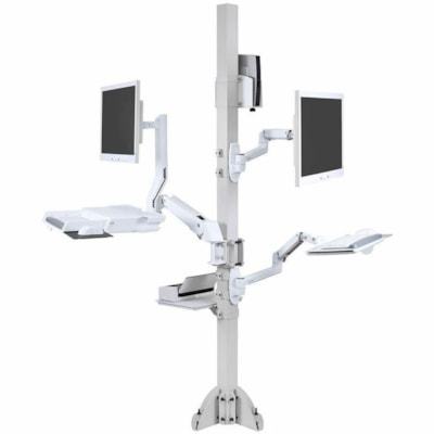 Ergotron Post Mounting Solutions Bracket - Gray bracket ) - gray 