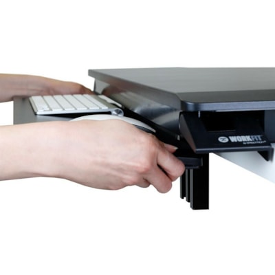 Ergotron WorkFit-TX Standing Desk Converter - Up to 30" Screen Support - 40 lb (18143.69 g) Load Capacity - 20" (508 mm) Height - Desktop - Black ESK CONVERTER  BLACK. 