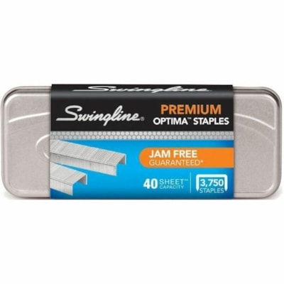 Swingline Swingline Optima Premium Staples - 210 Per Strip - 1/4" Leg - for Paper - Jam-free - 3750 / Box SERIES BY SWINGLINE  3750/BOX 