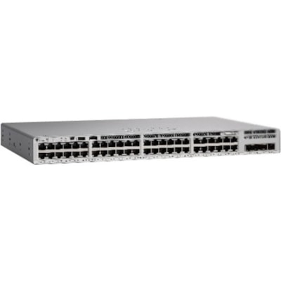 Cisco Catalyst 9200 C9200L-48P-4X Layer 3 Switch - 48 Ports - Manageable - Gigabit Ethernet, 10 Gigabit Ethernet - 10/100/1000Base-T, 10GBase-X - 3 Layer Supported - Modular - Twisted Pair, Optical Fiber - PoE Ports - Rack-mountable  