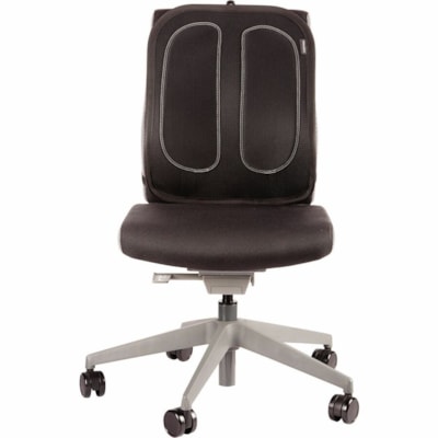 Fellowes Office Suites(tm) Mesh Back Support - Strap Mount - Black - Mesh Fabric - 1 Each ck Support 