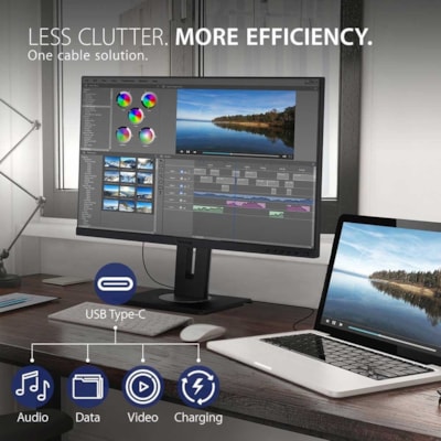 ViewSonic Graphic VG2755-2K 27" Class WQHD LED Monitor - 16:9 - 27" Viewable - In-plane Switching (IPS) Technology - LED Backlight - 2560 x 1440 - 16.7 Million Colors - 350 cd/m² - 15 ms - 60 Hz Refresh Rate - Speakers - HDMI - DisplayPort  MNTR 