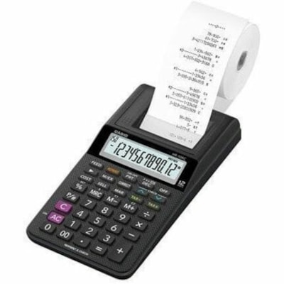 Casio Printing Calculator - 2 lps - 12 Digits - Battery/Power Adapter Powered - 4 x AA - Portable HANDHELD 150 STEP CHECK & EDIT 2.0 LPS 2.25" PAPER  1 COLOUR