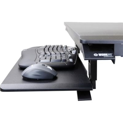 Ergotron Deep Keyboard Tray for WorkFit-TX - 27.8" (706.12 mm) Width - Black SORY TRAY FOR WORKFIT -TX 