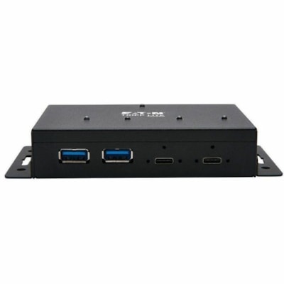 Tripp Lite series U460-2A2C-IND 4-Port Industrial-Grade USB 3.1 Gen 2 Hub - USB Type C - External - 4 USB Port(s) - 2 USB 3.0 Port(s) - UASP Support - PC, Mac B C & 2 USB-A USB 3.1 Gen 2 10 Gbps
