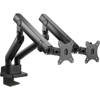 Amer Mounting Arm for Curved Screen Display, Flat Panel Display - Matte Black - 2 Display(s) Supported - 32" Screen Support - 35.27 lb (16000 g) Load Capacity - 75 x 75, 100 x 100 - Steel, Aluminum, Plastic  MOUNT 