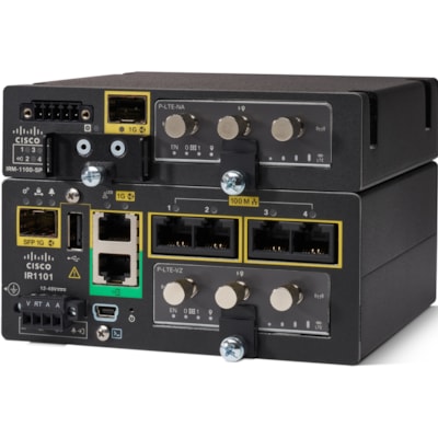 Cisco IR1101 Integrated Services Router Rugged - 5 Ports - Management Port - 2 - Gigabit Ethernet - Wall Mountable - 5 Year ES ROUTER 