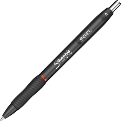 Sharpie S-Gel Pens - 0.7 mm (0.03") Pen Point - Retractable - Red Ink - Gel-based - 1 Dozen  