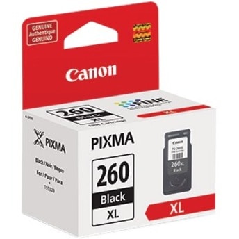 Canon PG-260 XL Original Extra Large Yield Inkjet Ink Cartridge - Black - 1 Pack - Inkjet - Extra Large Yield - 1 Pack COMPATIBLE WITH PIXMA TS5320 