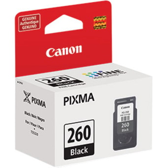Canon PG-260 Original Inkjet Ink Cartridge - Black - 1 Pack - Inkjet - 1 Pack COMPATIBLE WITH PIXMA TS5320 