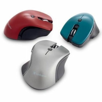 Verbatim USB-C(tm) Wireless Blue LED Mouse - Teal - Blue LED/Optical - Wireless - Radio Frequency - 2.40 GHz - Teal - USB Type C - 1600 dpi - 6 Button(s) - 1 Each USB-C 