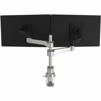 R-Go Zepher 4 Mounting Arm for Monitor - Black - Height Adjustable - 2 Display(s) Supported - 17" to 32" Screen Support - 17.64 lb (8000 g) Load Capacity - 75 x 75, 100 x 100 - VESA Mount Compatible - Aluminum ount fitting screens up to 26 and 18lbs in weight