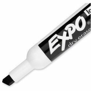 Expo Dry Erase Marker - Chisel Marker Point - Black Ink LOW ODOUR CHISEL POINT NON TOXIC EXPO LOW ODOR