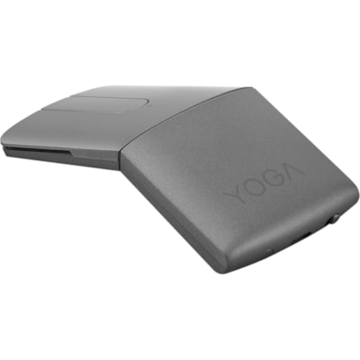 Lenovo YOGA Mouse with Laser Presenter - Optical - Wireless - Bluetooth/Radio Frequency - 2.40 GHz - Iron Gray - USB - 1600 dpi - Touch Scroll - 4 Button(s)  WRLS 