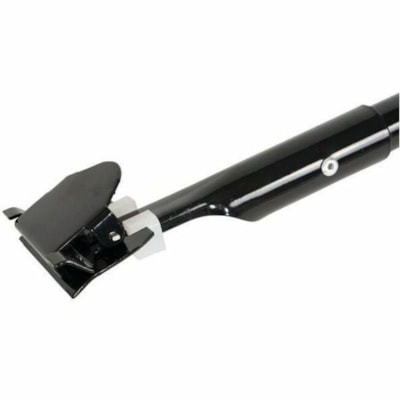 Globe Dust Mop 60" Metal Handle with Snap On Clip - Black - Metal - 1 Case WITH SNAP ON CLIP SNAPS ON TO ALL FRAME SIZES