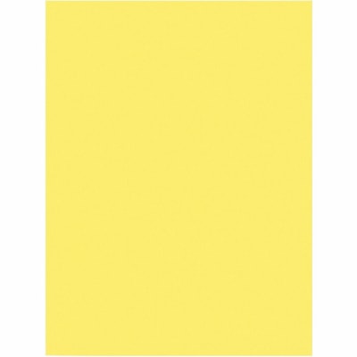 Prang Construction Paper - School Project, Art Project, Craft Project, Paper Crafting - 9" (228.60 mm) x 12" (304.80 mm) - 78 g/m² Grammage - Yellow - Groundwood - 50 / Pack 50SHTS 
