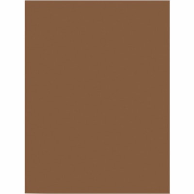 Prang Construction Paper - School Project, Art Project, Craft Project, Paper Crafting - 9" (228.60 mm) x 12" (304.80 mm) - 78 g/m² Grammage - Brown - Groundwood - 50 / Pack 50SHTS 