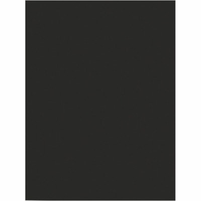 Prang Construction Paper - School Project, Art Project, Craft Project, Paper Crafting - 9" (228.60 mm) x 12" (304.80 mm) - 78 g/m² Grammage - Black - Groundwood - 50 / Pack 50SHTS 