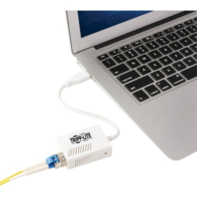Tripp Lite series U336-SMF-1G-LC Gigabit Ethernet Card - USB 3.0 Type A - 1 Port(s) - Optical Fiber - 1000Base-X - Portable  Transceiver Ethernet Adapter  10/100/1000 Mbps  1