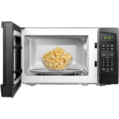 Danby 0.7 cuft Black Microwave - 19.82 L Capacity - Microwave - 10 Power Levels - 700 W Microwave Power - 10" (254 mm) Turntable - 120 V AC - 15 A Fuse - Countertop - Black 700 WATTS 10 POWER LEVELS 6 CONVENIENT AUTO COOK OPTIONS