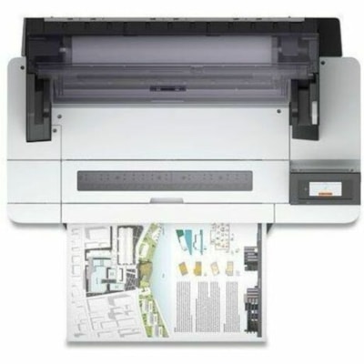 Epson SureColor T-Series T3475 Imprimante grand format à jet d'encre - 24 po (609,60 mm) Largeur d'impression - Couleur - 4 Couleur(s) - 25 Seconde Vitesse de couleur - 2400 x 1200 dpi - USB - Ethernet - Réseau sans-fil - Papier, Papier en rouleau, Massicot - Position au sol support&eacu  PRNT 