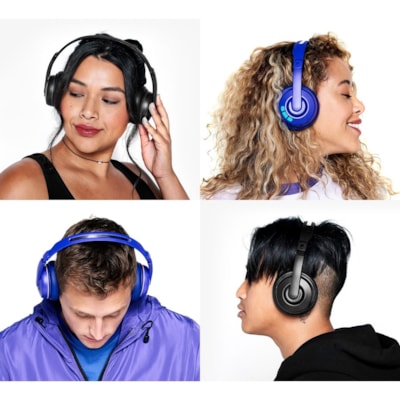 Skullcandy Cassette Wireless On-Ear Headphones - Stereo - AUX - Wired/Wireless - Bluetooth - 30 Ohm - 20 Hz to 20 kHz - Over-the-head - Binaural - Circumaural - Black EADPHONES 