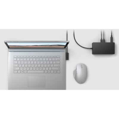 Microsoft - Station d'accueil Surface Dock 2 - pour Smartphone, Clavier, Souris, Moniteur, Ordinateur de bureau, Ordinateur portable - 199 W - 6 x Ports USB - USB Type-C - Réseasu (RJ-45) - Filaire usiness  Black  up to 120W pas sthrough