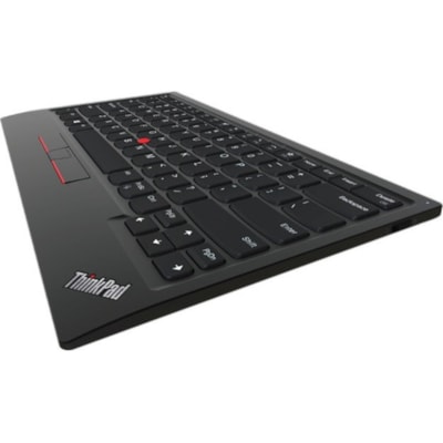 Lenovo ThinkPad TrackPoint Keyboard II - Wireless Connectivity - Bluetooth - 2.40 GHz - French (Canada) - Notebook - Trackpoint - Windows, Android, PC - Scissors Keyswitch - Pure Black 058) 
