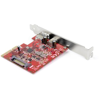 StarTech.com 2-Port 10Gbps USB-A & USB-C PCIe Card Adapter - USB 3.2 Gen 2 PCI Express Expansion Add-On Card - Windows, macOS, Linux - USB-A USB-C PCI Express card w/Multiple INs maintains max speed w/mixed speed devices - 2-Port 10Gbps Expansion Host Controller Card 1xUSB-C and 1xUSB-A - PCIe 3.0 x  BOPT 