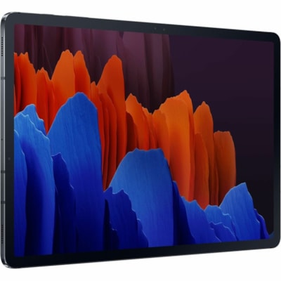 Samsung Galaxy Tab S7+ SM-T970 Tablet - 12.4" WQXGA+ - Qualcomm Snapdragon 865 5G+ Octa-core - 6 GB - 256 GB Storage - Android 10 - Mystic Black - Cortex A77 Single-core (1 Core) 3.09 GHz + Cortex A77 Triple-core (3 Core) 2.42 GHz + Cortex A55 Quad-core (4 Core) 1.80 GHz - Upto 1 TB Memory Card Supp  