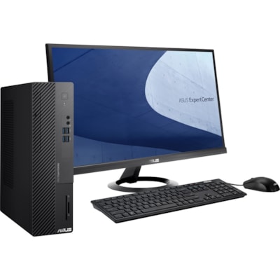 Asus ExpertCenter D500 D500SA-Q31SP Desktop Computer - Intel Core i3 10th Gen i3-10100 - 8 GB - 256 GB SSD - Small Form Factor - Black - Windows 10 Pro - IEEE 802.11ac - 300 W 0SYST 