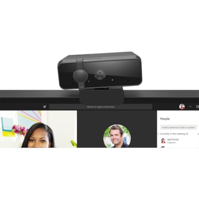 Lenovo - Webcam Essential - 2 Mégapixels - Noir - USB 2.0 - 1 - 1920 x 1080 Vidéo - CMOS Capteur - Focus manuel - Microphone - Pour Ordinateur portable, Ordinateur LENOVO ESSENTIAL WEBCAM 