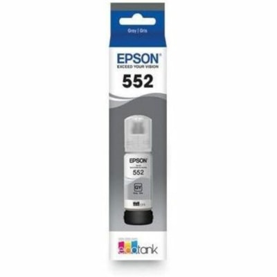 Epson T552 Ink Refill Kit - Inkjet - Gray  with Sensormatic / ET-8500 ET-8550