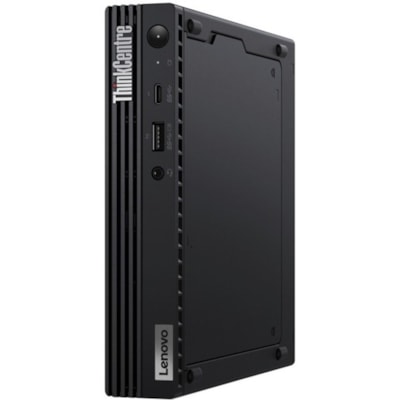 Lenovo ThinkCentre M75q Gen 2 11JJ000JUS Desktop Computer - AMD Ryzen 3 4350GE - 4 GB - 1 TB HDD - Tiny - Raven Black - Windows 10 Pro 64-bit - English (US) Keyboard - IEEE 802.11ac - 65 W W10P  0HUS 