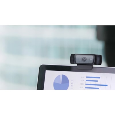 Logitech - Webcam C920e - 3 Mégapixels - 30 fps - USB Type A - 1920 x 1080 Vidéo - Autofocus - 78° Angle - Microphone - Pour Ordinateur portable, Moniteur  