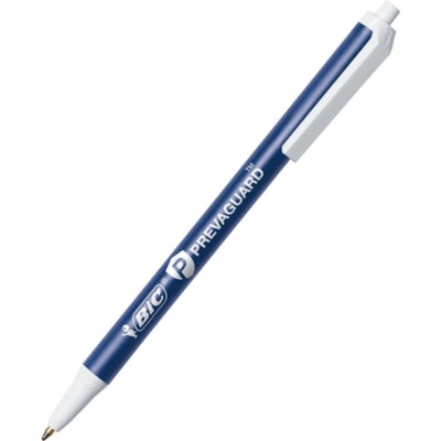 BIC PrevaGuard Clic Stic Ballpoint Pens - Built-in Protection To Suppress Bacteria Growth, Medium Point (1.0mm), Blue, 12-Count Pack BIC CLIC STIC ANTIMICROBIAL BL BIC CLIC STIC ANTIMICROBIAL BL