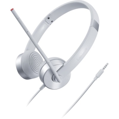 Lenovo 100 Headset - Stereo - Binaural ET - CLOUD GREY 