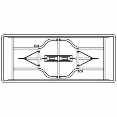 Table Pliante Toughlite - Top Granit Rectangulaire - Base Thermolaqué Quatre pieds - 4 Pattes - 200 lb (90,72 kg) Capacité - largeur du plateau de table 60 po (1524 mm) x profondeur du plateau de table 30 po (762 mm) - hauteur de 29 po (736,60 mm) - Salle de repos, Commercial, Int&eacu GRANITE FINISH 200LB 60"L X 30"D X 29"H