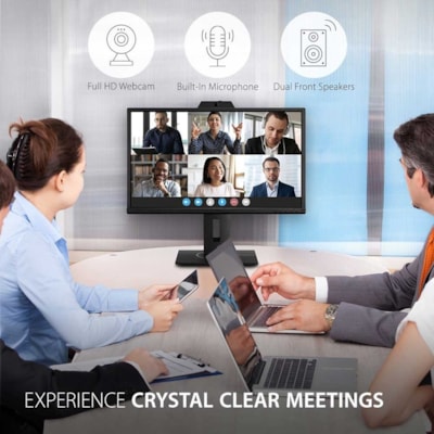 ViewSonic Graphic VG2440V 24" Class Webcam Full HD LED Monitor - 16:9 - Black - 23.8" Viewable - In-plane Switching (IPS) Technology - LED Backlight - 1920 x 1080 - 16.7 Million Colors - 250 cd/m² - 5 ms - 75 Hz Refresh Rate - Speakers - HDMI - VGA - DisplayPort - USB Hub  MNTR 