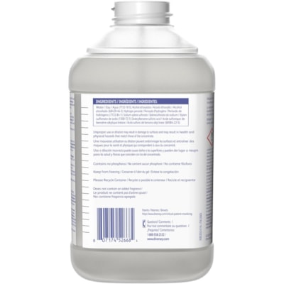 PERdiem General Purpose Cleaner with Hydrogen Peroxide - Concentrate - 2.50 L - Heavy Duty, Dilutable, Phosphorous-free, Odorless, Color-free - Clear Bottle - 1 Each 2X2.5L 