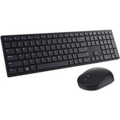 Dell Pro Wireless Keyboard And Mouse KM5221W - USB Wireless RF - French - Black - USB Wireless RF Mouse - Optical - 4000 dpi - Scroll Wheel - Black - Symmetrical - AA, AAA - Compatible with Desktop Computer for Windows, Mac OS, Linux, ChromeOS, Android  WRLS 