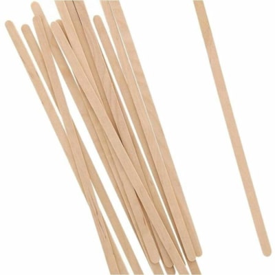 BUNN Fresh Impression Wood Coffee Stir Sticks, 7" , 1,000/BX - 7" (177.80 mm) Length - Wood, Birch Wood - 1000 / Box BIRCHWOOD 