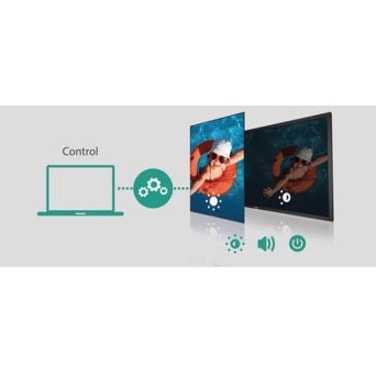 Philips Signage Solutions Q-Line Display - 54.60" (1386.84 mm) LCD Cortex A73 1.10 GHz - 2 GB DDR3 SDRAM - 3840 x 2160 - Direct LED - 400 cd/m² - 2160p - HDMI - USB - DVI - SerialEthernet - Android 8.0 Oreo  HD 400 